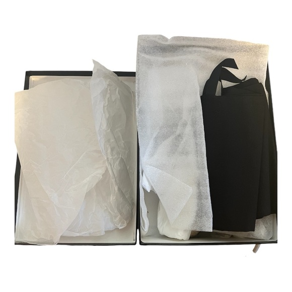 Chanel Interlocking CC Espadrille Tweed and Grosgrain Black Slide Sandal size 35 - Picture 11 of 16